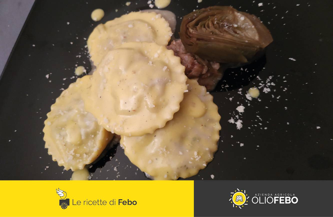 Soli ripieni di carciofi con salvia e olive taggiasche