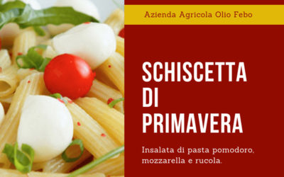 Insalata di pasta pomodori e mozzarella