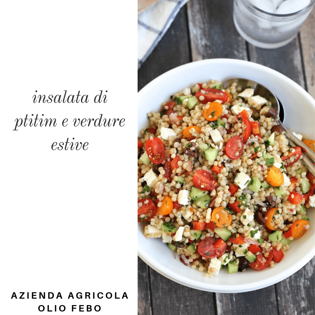 Buone e sane insalatone estive. Il cous cous
